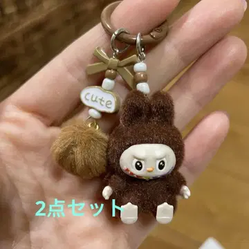 라부부 Labubu 키링 브라운 2세트 인기