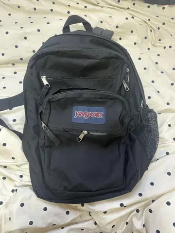 JanSport 블랙 백팩