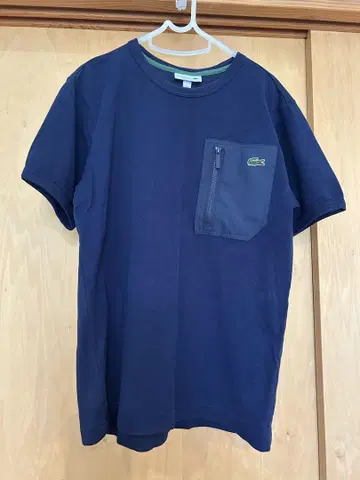 LACOSTE 네이비 티셔츠 US S