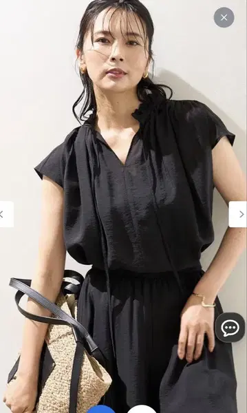안피로 unfilo 빈티지 시어 개더 블라우스