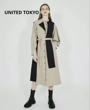 UNITED TOKYO 아시메 테일러 셔츠 원피스