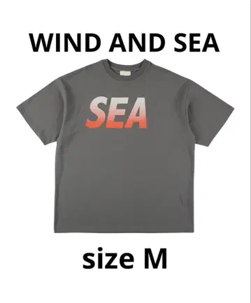[인기] WIND AND SEA Logo 반팔 티셔츠 M 사이즈 그레이