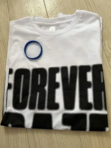 FOREVER DAZE 티셔츠 화이트 사이즈 2 (덤 포함)