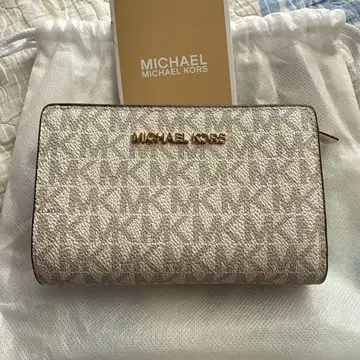 MICHAEL KORS 접이식 지갑 베이지