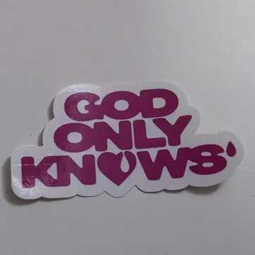 이와타 타카노리 GOD ONLY KNOWS 오리지널 스티커
