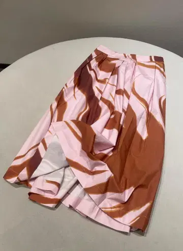 Dries Van Noten 프린트 코튼 스커트