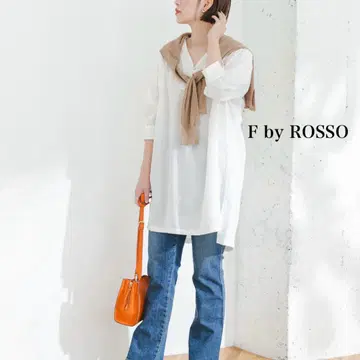 UR TECH 고기능 린넨 Fby ROSSO 스키퍼 튜닉 블라우스