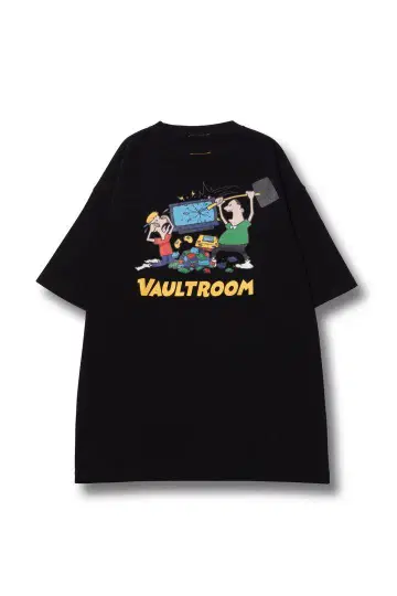 GAME CRASH TEE / BLK