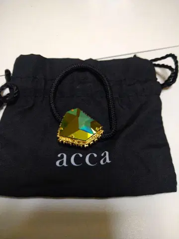 acca 머리끈 그린 골드