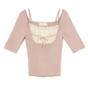 andmary mew frill tops 베이지 정품