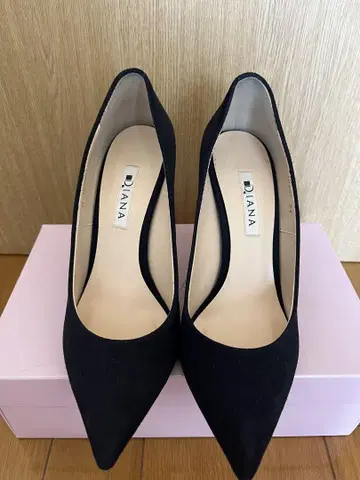 [새상품급] DIANA 네이비 스웨이드 하이힐 10cm