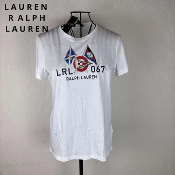 LAUREN RALPH LAUREN 티셔츠 가슴 로고 프린트 새상품 택