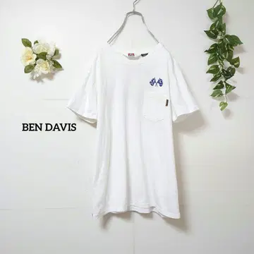 벤 데이비스 크루넥 반팔 티셔츠 M 가슴 포켓