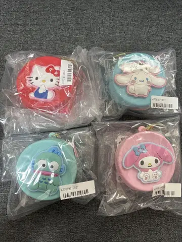 산리오 푹신한 실리콘 미니 파우치