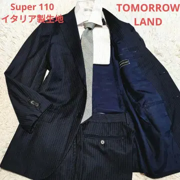 투모로우랜드 셋업 수트 네이비 Super 110 XL 상당