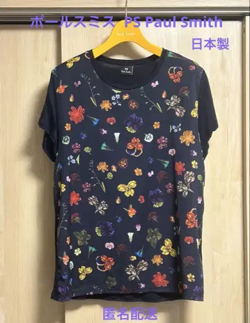 Paul Smith 반팔 플라워 프린트 티셔츠 폴스미스 일본제