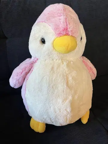 봉제 인형 펭귄 핑크 아쿠아 월드 오아라이 기념품