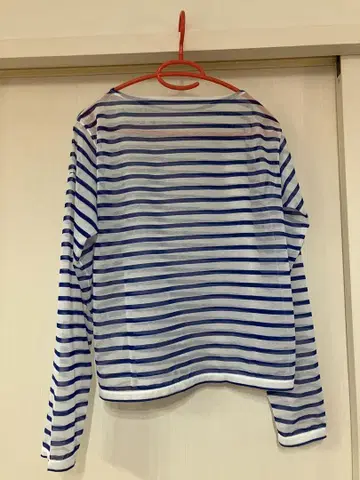 25SS 오르치발 ORCIVAL 시스루 보트넥 보더 티셔츠