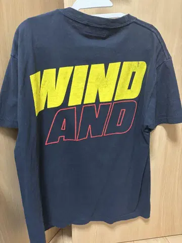 WIND AND SEA 티셔츠 다크 블루