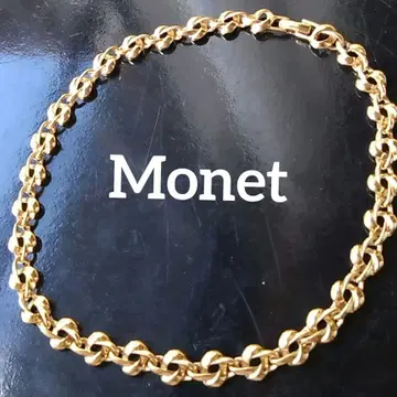 Monet 모네 골드 체인 초커 목걸이 새상품급