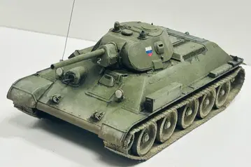 러시아 해방군 T-34-76 mod1941 드래곤 1/35 탱크 완성품
