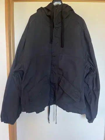 ANCELLM DRILL HOODIE JACKET 24AW (BLACK)