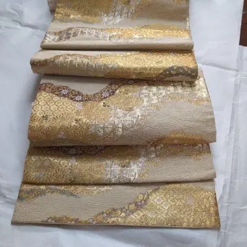 금실 자수 럭셔리 후쿠로 오비