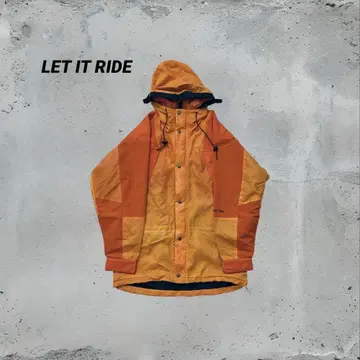 LET IT RIDE 나일론 자켓 오렌지 빈티지 L 사이즈