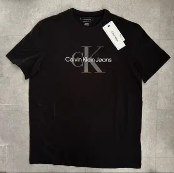 캘빈클라인 로고 티셔츠 블랙 Calvin klein