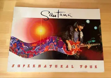 산타나 SUPERNATURAL TOUR 팜플렛