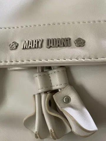MARY QUANT 화이트 럭색/백팩