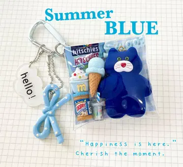 가챠 듬뿍 파우치 Summer BLUE 아이스크림 스위츠 파우치