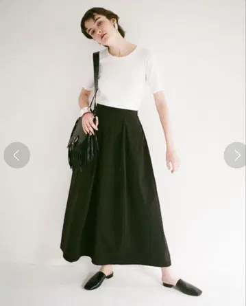 CLANE 플레어 롱 스커트
