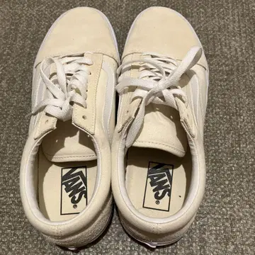 VANS V36CF BLOOM 스니커즈 27cm 크림색