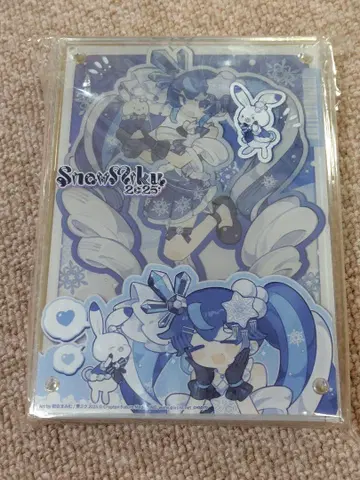 유키 미쿠 2025 SNOW MIKU 2층 아크릴 보드