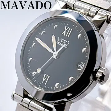388 MOVADO 모바도 비지오 라운드 데이트 손목시계