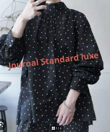 journal standard Luxe 도트 무늬 셔츠