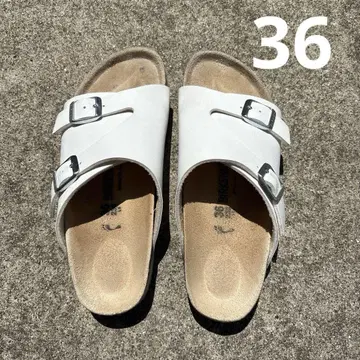 버켄스탁 취리히 36 화이트 23cm