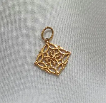 agate 아가트 K10 목걸이 참 시스루