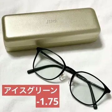 jins 아이스 그린 컬러 렌즈