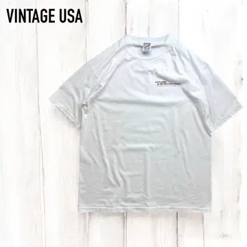 JERZEES 빈티지 티셔츠 USA (L) 원포인트 로고