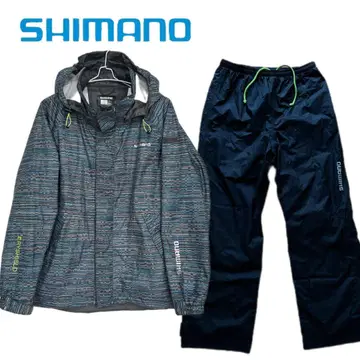 SHIMANO 시마노 우비 자켓 상하의 세트 윈드브레이커