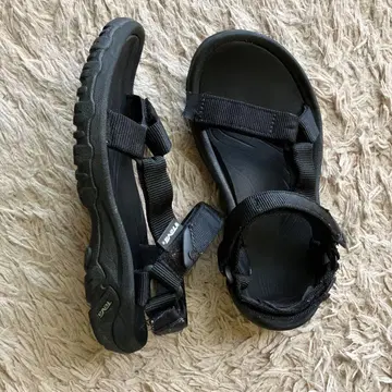Teva 스포츠 샌들 블랙 23cm 테바 통굽 스포츠 샌들