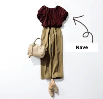 NAVE 네이브 2WAY 블라우스