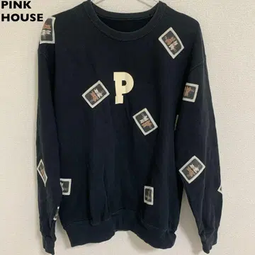 PINK HOUSE 핑크 하우스 트레이닝복 테리어 패턴 강아지 L