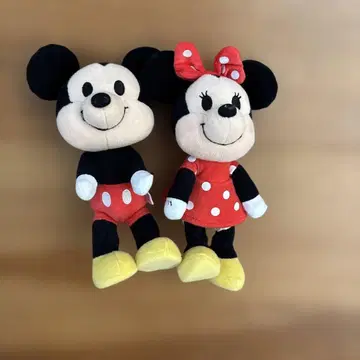 미키 & 미니 봉제 인형 세트