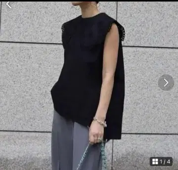마챠트 MACHATT 레이스 칼라 블라우스 machatt