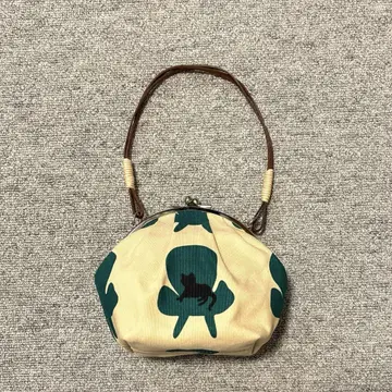 이헤 ihee 캔버스 가마구치 핸드백