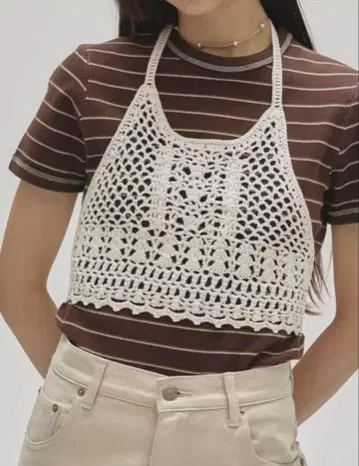 TODAYFUL Crochet Knit Bustier