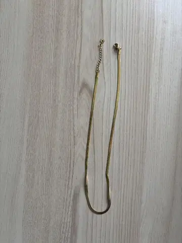 ielS 골드 심플 체인 목걸이